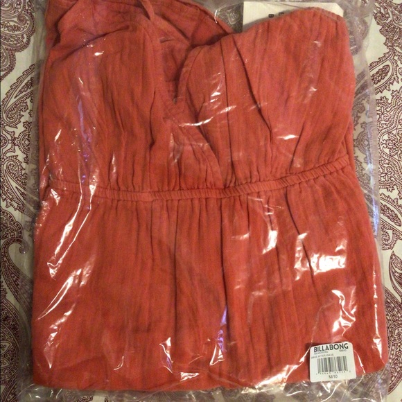 NWT Billabong Wave After Wave Babydoll Mini Dress - Picture 4 of 7